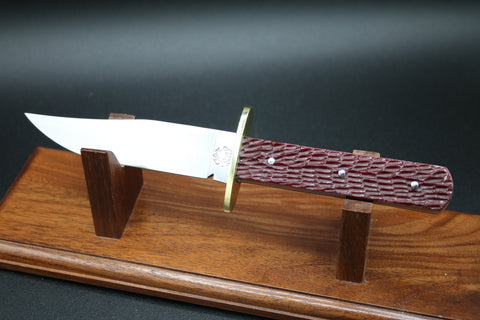 Cooper Cutlery 50 Red Jigged Bone Schatt & Morgan Fixed Blade