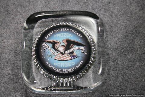 Great Eastern Antique Display Glass Paperweight