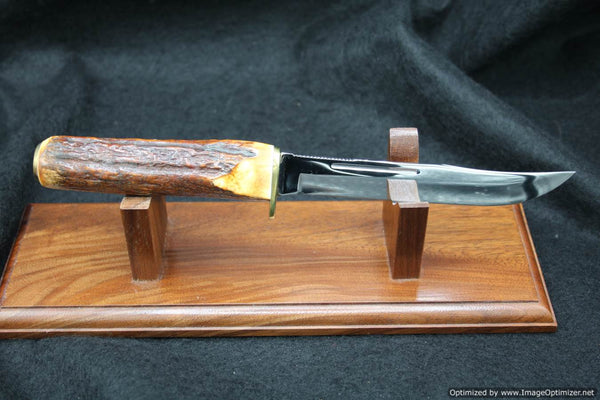 *VINTAGE ナイフ CASE   STAG HUNTER 523 4119 Case XX 523-5 Stag Handle Hunter Fixed Blade Knife W