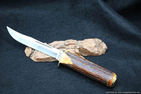 *VINTAGE ナイフ CASE   STAG HUNTER 523 4119 Case XX 523-5 Stag Handle Hunter Fixed Blade Knife W
