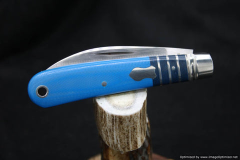 Todd Davison Custom Blue Swayback G-10 Striper. #1032
