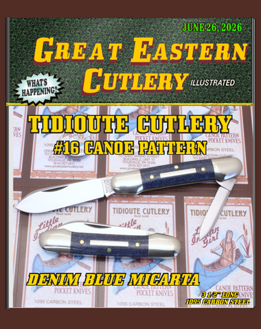 GEC #162226 Tidioute Little Indian Girl Denim Blue Micarta