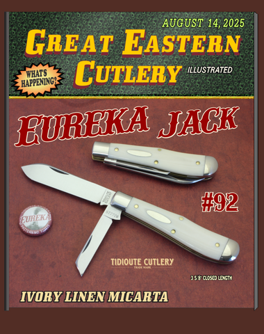 Great Eastern #922225 Eureka Jack Ivory Linen Micarta