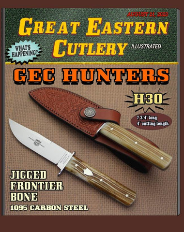 Great Eastern Cutlery H30123 Jigged Frontier Bone Hunter with Sheath.