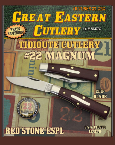 Great Eastern Cutlery Tidioute #221124 Red Stone ESPL Magnum.