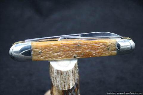 Case Classic 6391 Olive Banana Bone, Jim Parker Personal Whittler Collection. #28 PROTOTYPE