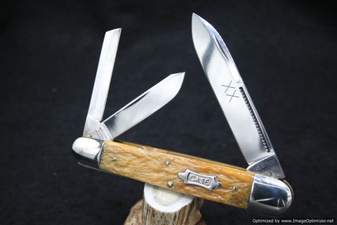 Case Classic 6391 Olive Banana Bone, Jim Parker Personal Whittler Collection. #28 PROTOTYPE