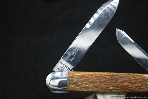 Case Classic 6391 Olive Banana Bone, Jim Parker Personal Whittler Collection. #28 PROTOTYPE