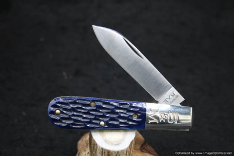 Cooper Cutlery Schatt & Morgan Burple Jigged Bone Barlow. NEW ISSUE!