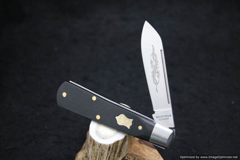 Cooper Cutlery Beaver Falls Ebony With Mammoth Shield.