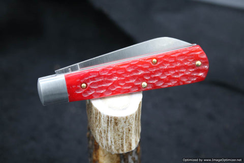 Cooper Cutlery Dollar Knife Culpepper Red Jig Bone, Mammoth Shield $ 160.00