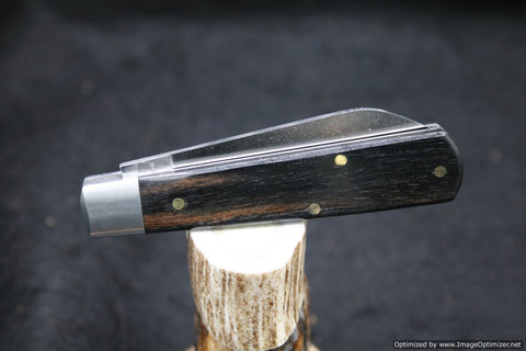 Cooper Cutlery Beaver Falls Ebony With Abalone Shield.