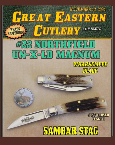 Great Eastern Cutlery #220124 Northfield Sambar Stag.