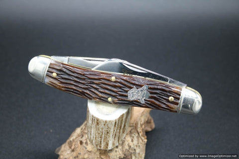 Great Eastern Cutlery #913424 SFO Northfield Antiqued Stained Jigged Bone Dynamite Knife