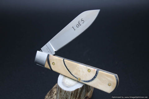 Cooper Cutlery Ring Mammoth Ivory Beaver Falls Jack Knife