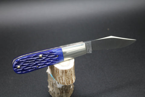 Cooper Cutlery Schatt & Morgan Burple Jigged Bone Barlow---Clip Blade