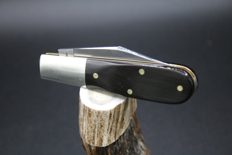 Cooper Cutlery Schatt & Morgan C 69 Buffalo Horn Barlow---Clip Blade.