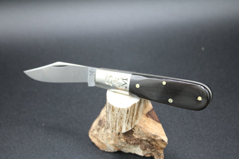 Cooper Cutlery Schatt & Morgan C 69 Buffalo Horn Barlow---Clip Blade.