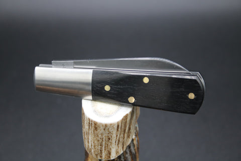Cooper Cutlery Matteawan New York Knife 1506 Smooth Ebony Barlow