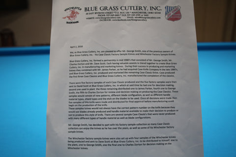 Case Classic 2075 Moose Factory Sample.