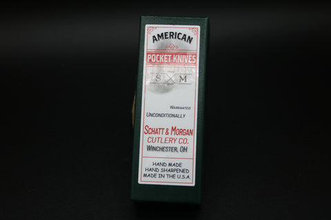 Cooper Cutlery Schatt & Morgan Wampus Cat Buffalo Horn, New Issue.