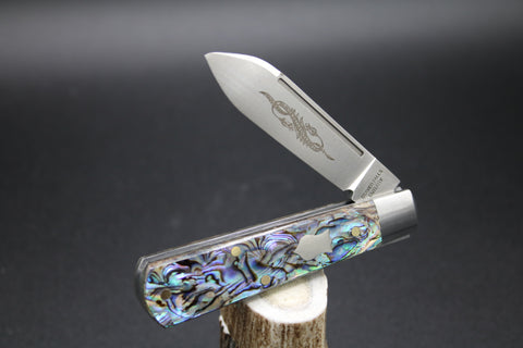 Cooper Cutlery Abalone Beaver Falls Cutlery Abalone Jack Knife.