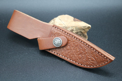 Great Eastern Cutlery H0125 Jigged Orange Micarta