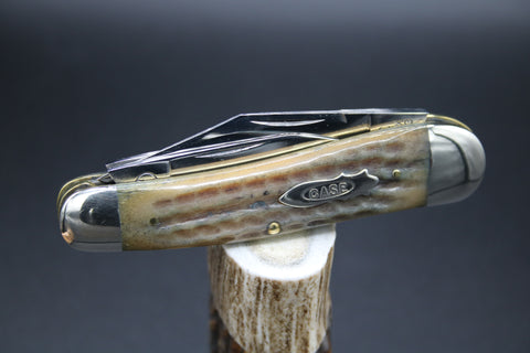 Case Classic 63043-1/2 Genuine Burnt White Bone Whittler