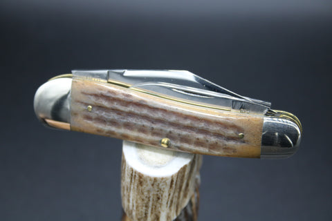 Case Classic 63043-1/2 Genuine Burnt White Bone Whittler