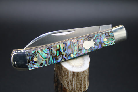 Cooper Cutlery  5119 A-W Abalone Trapper with Badge Shield. 25 Made!!!