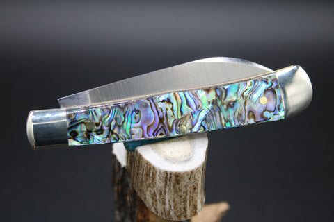 Cooper Cutlery  5119 A-W Abalone Trapper with Badge Shield. 25 Made!!!