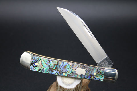 Cooper Cutlery  5119 A-W Abalone Trapper with Badge Shield. 25 Made!!!