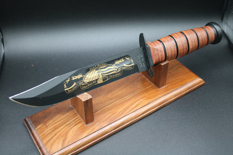 KA-BAR US NAVY PEARL HARBOR COMMEMORATIVE ANNIVERSARY COLLECTORS EDITION $ 175.00