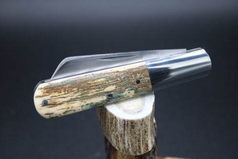 Todd Davison # 2736 Mammoth Ivory Barlow Knife