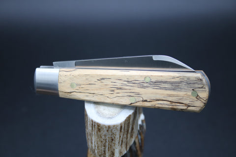 Cooper Cutlery Spalted Tamarind with Black Shield Dollar Knife