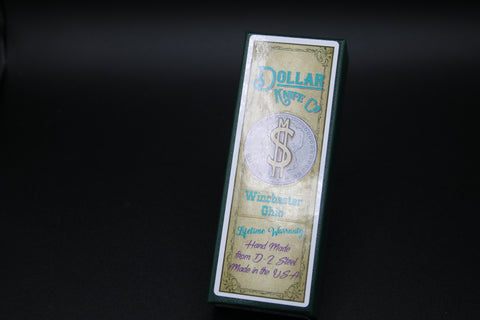 Cooper Cutlery Spalted Tamarind with Black Shield Dollar Knife