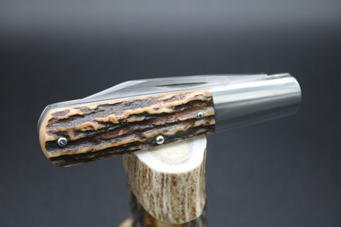 Todd Davison # 2742 Gorgeous Stag Barlow Knife