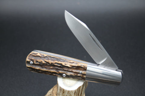 Todd Davison # 2742 Gorgeous Stag Barlow Knife