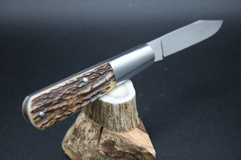 Todd Davison # 2742 Gorgeous Stag Barlow Knife