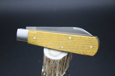 Cooper Cutlery Osage Orange with Black Shield Dollar Knife