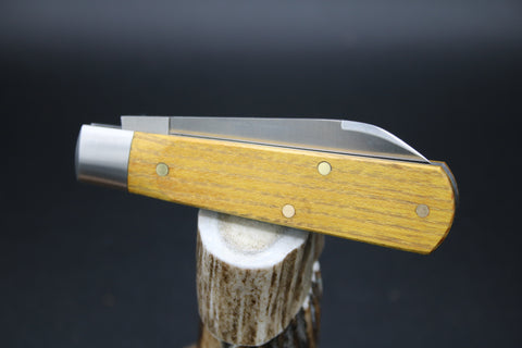 Cooper Cutlery Osage Orange Wood with Black Shield Dollar Knife