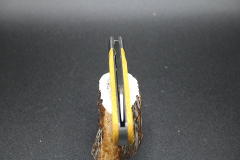 Cooper Cutlery Osage Orange wood with Blue Shield Dollar Knife
