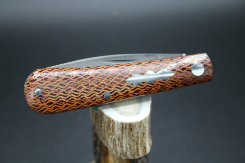 Dodd Davison #2749 Shadow Pattern Cross Cut Micarta