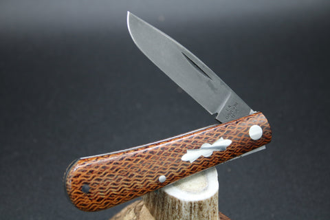 Dodd Davison #2749 Shadow Pattern Cross Cut Micarta