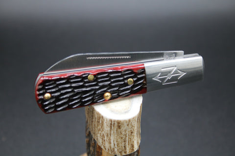 Cooper Cutlery New York Knives Red Jigged Bone Barlow