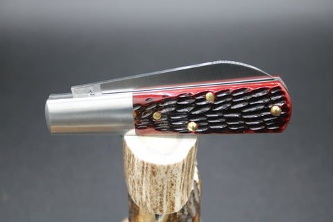 Cooper Cutlery New York Knives Red Jigged Bone Barlow