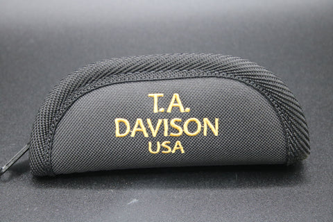 Todd Davison #2765 Shadow Pattern Cross Cut Micarta. Up Graded Coined Edges.