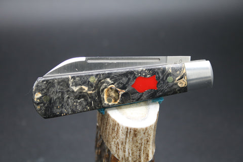 Cooper Cutlery Buckeye Red Shield Dollar Knife