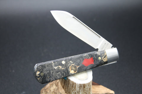 Cooper Cutlery Buckeye Red Shield Dollar Knife