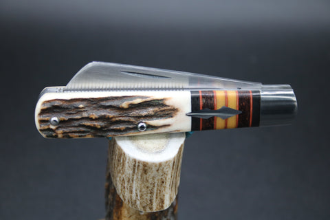Todd Davison # 2786 Gorgeous Stag Striper Knife